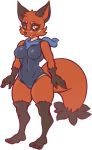  anthro big_ears breasts canid canine clothing digital_media_(artwork) fangs female fluffy fluffy_tail fox fur hi_res mammal multicolored_body multicolored_fur nickit nintendo one-piece-swimsuit pok&eacute;mon pok&eacute;mon_(species) scarf simple_background solo swimwear tderek99 two_tone_body two_tone_fur video_games white_background wide_hips yellow_eyes 