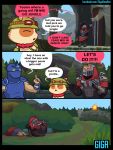  anthro comic english_text gigadoodles group inksen league_of_legends male riot_games shen_(lol) sonaharmony teemo_(lol) text video_games zed_(lol) 