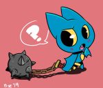  ? adorabat cartoon_network fangs female flail_(weapon) mao_mao:_heroes_of_pure_heart nabildraws open_mouth pegleg speech_bubble tongue wings young 