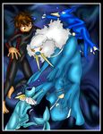  gary_oak golduck pokemon trainer vaporeon walrein 