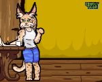  ? animated anthro beverage bounce breasts coffee confusion couple_(disambiguation) death digital_media_(artwork) felid feline female lonelytear low_res lynx magic mammal micro mouse murid murine pixel pixel_(artwork) pixel_animation rodent shrink shrinking size_difference small_(disambiguation) step tired transformation unaware 