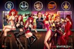  bar bill_cipher chandra_nalaar highres hollow_knight_(character) jessica_rabbit melisandre red_sonja rias_gremory squirtle 
