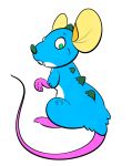  blue_body blue_fur fur implied_transformation mammal mouse murid murine rodent spike_(disambiguation) trevor-fox 