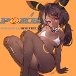  anthropomorphization bikini jiujiuyatou_(yayanzz) pokemon_sword_and_shield swimsuits tagme umbreon 