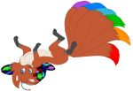  antennae_(anatomy) canid canine fae fairy female fox invalid_tag mammal multi_tail rainbow unknown_artist 