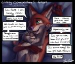  &lt;3 ... anthro bird&#039;s-eye_view canid canine choker claws comic cuddling detailed dialogue disney duo english_text eyes_closed fangs fluffy fox fur green_eyes grey_body grey_fur happy high-angle_view inner_ear_fluff jewelry judy_hopps lagomorph leporid light lighting lying mammal necklace nick_wilde nude on_back one_eye_closed open_mouth open_smile orange_body orange_fur pawpads pink_nose rabbit red_fox romantic_couple s1m smile speech_bubble teeth text tuft zootopia 