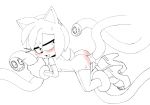  amy_rose anthro blush bodily_fluids butt clothing eulipotyphlan female footwear group hedgehog high_heels legwear mammal ravrous shoes sonic_the_hedgehog_(series) sweat tentacle_monster tentacle_sex tentacles thigh_highs vaginal 