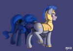  2020 animal_genitalia animal_penis armor balls blush bodily_fluids cutie_mark duo earth_pony equid equine equine_penis female feral friendship_is_magic genital_fluids headgear helmet horse licking male male/female mammal mricantdraw my_little_pony penis pony precum princess_luna_(mlp) pussy_juice royal_guard_(mlp) signature tongue tongue_out 