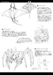  2011 ambiguous_gender batoid fish greyscale hi_res japanese_text manta_ray marine monochrome text the_more_you_know z-ton 