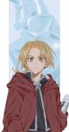  0mot 2boys absurdres ahoge alphonse_elric armor bangs blonde_hair braid brothers closed_mouth coat collar commentary_request edward_elric eyebrows_visible_through_hair eyes_visible_through_hair facing_viewer from_side full_armor fullmetal_alchemist gloves highres long_hair looking_at_viewer looking_to_the_side male_focus multiple_boys parted_bangs red_coat siblings simple_background white_gloves yellow_eyes 