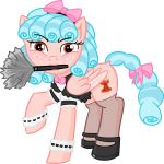  blue_hair clothed clothing cozy_glow cozy_glow_(mlp) cub digital_media_(artwork) equid equine female feral friendship_is_magic hair hi_res horse legwear mammal multicolored_hair my_little_pony poniidesu pony solo stockings two_tone_hair young 