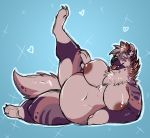  big_breasts breasts canid canine canis danji-isthmus fatfur furryart invalid_tag mammal overweight slightly_chubby solo stretching wolf 