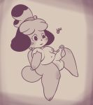 animal_crossing anthro balls blush breast_grab breasts canid canine canis domestic_dog fur furfireburst hair hand_on_breast humanoid_penis intersex isabelle_(animal_crossing) mammal masturbation monochrome nintendo nipples nude open_mouth penile penile_masturbation penis penis_grab shih_tzu short_stack simple_background solo thick_thighs toy_dog video_games wide_hips yellow_body yellow_fur 