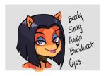  activision bandicoot crash_bandicoot_(series) liz_bandicoot makeup mammal marsupial ricksteubens smug video_games 