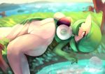 2020 absurd_res ashraely big_breasts big_butt blush breasts butt curvy_figure digital_media_(artwork) female fingers gardevoir genitals hi_res huge_breasts humanoid looking_at_viewer nintendo nipples not_furry nude open_mouth pok&eacute;mon pok&eacute;mon_(species) pussy red_eyes solo thick_thighs video_games voluptuous wide_hips 