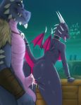  absurd_res activision anthro anus bodily_fluids breasts bubba_(spyro) butt cum cum_in_pussy cum_inside cynder detailed_background dialogue dragon duo english_text female genital_fluids genitals hi_res long_tail looking_at_viewer looking_back male male/female membrane_(anatomy) membranous_wings multicolored_body multicolored_scales nude open_mouth penis pink_body pink_scales pink_tail pink_wings purple_body purple_scales purple_tail purple_wings pussy raised_tail rear_view reptile scales scalie small_wings spyro_reignited_trilogy spyro_the_dragon text tongue two_tone_body two_tone_scales two_tone_tail two_tone_wings unrealcereal video_games wings 