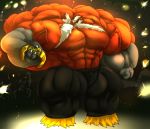  3_fingers beak big_muscles blaziken champion_belt fierglief fingers holding_object huge_muscles hyper hyper_muscles kenji_(blaziken) mega_blaziken mega_evolution muscular nintendo pok&eacute;mon pok&eacute;mon_(species) vein video_games 