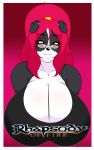  absurd_res ana_rose big_breasts border_collie breasts canid canine canis clothing collie curves domestic_dog eyewear female glasses hair herding_dog hi_res huge_breasts mammal metalhead pastoral_dog sheepdog shirt simple_background slightly_chubby solo sonatadragon tank_top topwear 