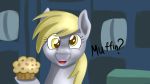  16:9 derpy_hooves_(mlp) equid equine food friendship_is_magic jbond looking_at_viewer mammal muffin my_little_pony portrait solo text 