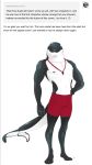 anthro ask_blog cetacean clothed clothing delphinoid hi_res male mammal marine muscular muscular_male nipples oceanic_dolphin orca peritian reik solo swimwear toothed_whale topless tumblr whistle 