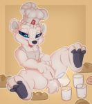  absurd_res bimbo_bear bodily_fluids ejaculation female genital_fluids genitals hi_res mammal masturbation orgasm pussy pussy_ejaculation pussy_juice solo spread_legs spreading ursid uvfox 