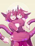  &lt;3 4_fingers absurd_res anthro arm_around_neck big_breasts blush breasts brother brother_and_sister claws collar cute_fangs duo embrace felid feline female fingers fur green_eyes hair hand_on_head head_grab heart_marking hi_res hug incest kemono leg_wrap looking_at_viewer male male/female mammal neck_tuft nude open_mouth pink_body pink_fur pink_hair red_pupils sibling simple_background sister smile spiked_collar spikes standing tongue tongue_out tuft twins white_body white_fur whooo-ya 