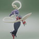  1:1 3d_(artwork) 3d_animation animated clothed clothing cumminham digital_media_(artwork) female humanoid skullgirls squigly turntable_(animation) undead video_games zombie 