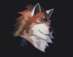  2020 anthro blue_eyes canid canine canis digital_media_(artwork) kaylinmangorian male mammal rakan scar were werecanid werecanine werewolf wolf 