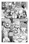  2020 alternate_species angry animal_humanoid big_breasts boo_(mario) bowser bowsette_meme breasts butt castle chain_chomp cleavage clothed clothing comic computer crossgender crown dialogue dress female ghost goomba hi_res horn horned_humanoid humanoid kamek koopa magikoopa mario mario_bros nintendo pencils_(artist) scalie shell spikes spirit super_crown toad_(mario) underwear upskirt video_games 