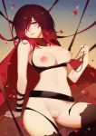  naked nipples pussy ruby_rose rwby songjikyo thighhighs uncensored 