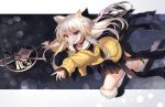  alswp5806 animal_ears arknights heterochromia thighhighs 