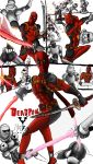  butt butt_shot comic deadpool dismemberment disney fight hi_res human humanoid lightsaber male mammal marvel not_furry skyrim_90 star_wars stormtrooper weapon 