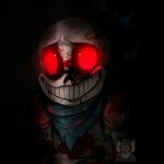  1:1 alternate_universe animated_skeleton blood bodily_fluids bone lizheru not_furry sans_(underswap) sans_(undertale) skeleton undead underswap undertale video_games 