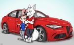  alfa_romeo arctic_fox blue_eyes canid canine disney duo fox fur keys lagomorph leporid mammal rabbit white_body white_fur ziegelzeig zootopia 