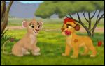  2020 cub disney duo felid feline female feral flower fur hi_res invalid_tag kaion kion lion male mammal pantherine plant tattoo the_lion_guard the_lion_king tiifu young 