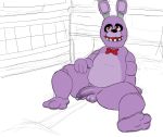  animatronic balls bonnie_(fnaf) chubanon five_nights_at_freddy&#039;s foreskin genitals hi_res lagomorph machine male mammal penis red_eyes robot uncanny_valley video_games what why 