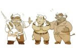  asterios baku_hosamo bovid bovine cattle chibi clothing gyumao horn male mammal muscular muscular_male shennong suit syringe tokyo_afterschool_summoners video_games 