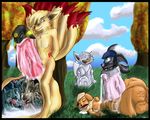  eevee espeon flareon glaceon leafeon ninetales pokemon umbreon vaporeon 