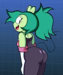  adult_fink anthro big_butt blackmore breasts butt cartoon_network clothed clothing cute_fangs female fink_(ok_k.o.!_lbh) hi_res looking_back mammal murid murine ok_k.o.!_let&#039;s_be_heroes rat rodent rouge_the_bat solo sonic_the_hedgehog_(series) 