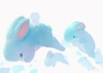  blush_stickers bunny commentary_request creature manino_(mofuritaionaka) no_humans original signature simple_background smile white_background 