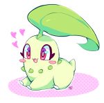  &lt;3 chikorita eyelashes hi_res leaf milkayart nintendo pok&eacute;mon pok&eacute;mon_(species) quadruped video_games 