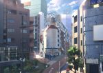  building city original scenic yukimachi_(yuki_no_city) 