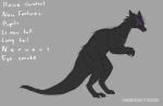  black_body black_fur claws conditional_dnp digital_drawing_(artwork) digital_media_(artwork) dragon fur hi_res male mammal purple_eyes teeth wolftacos 