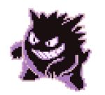  3d animated animated_gif creature evil_grin evil_smile ghost grin lowres no_humans pixel_art pokemon pokemon_(creature) pokemon_(game) pokemon_rgby smile spinning 
