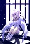  angel_wings bad_id bad_pixiv_id feathers galaxy_angel milfeulle_sakuraba pink_hair senri_(qwerty) sitting sitting_on_stairs skirt solo stairs uniform wings 