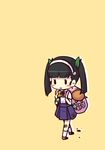  backpack bag bakemonogatari blush chibi child hachikuji_mayoi kouji_(campus_life) lowres monogatari_(series) school_uniform solo |_| 