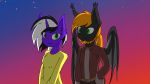  absurd_res anthro breasts clothing digital_media_(artwork) equid equine fan_character female feral hi_res horn male mammal my_little_pony terminalhash unicorn wings 
