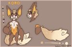  big_arms big_ears earpiece fangs kokoro-doll koro_(kokoro-doll) league_of_legends looking_at_viewer male model_sheet nude riot_games vein video_games yordle 