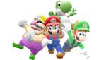  kick luigi male mario mario_bros nintendo smile super_mario_64_ds video_games wario yoshi_(character) 