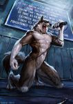  2020 anthro canid canine canis digital_media_(artwork) karaoke male mammal rakan scar simargl were werecanid werecanine werewolf wolf 